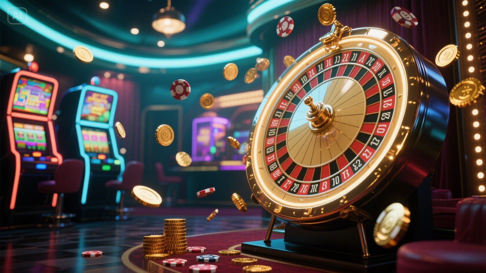 Casino light casino game desktop and mobile interfaces