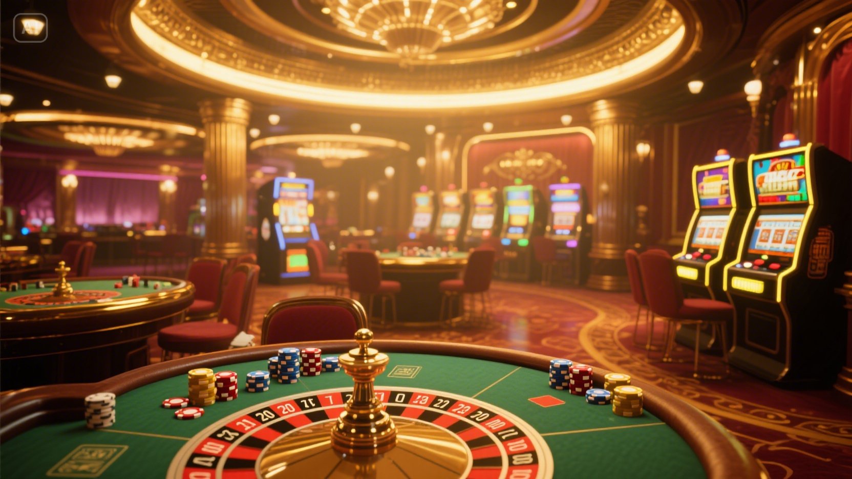 Casino light casino game desktop and mobile interfaces